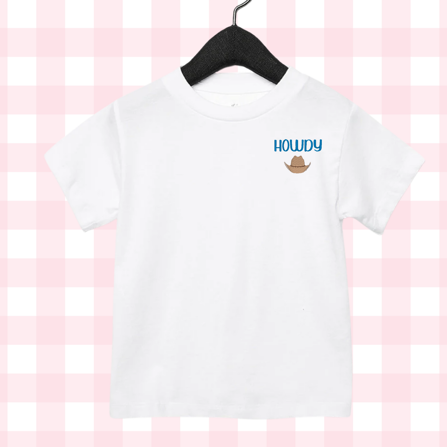 Short Sleeve Howdy Embroidered Shirt
