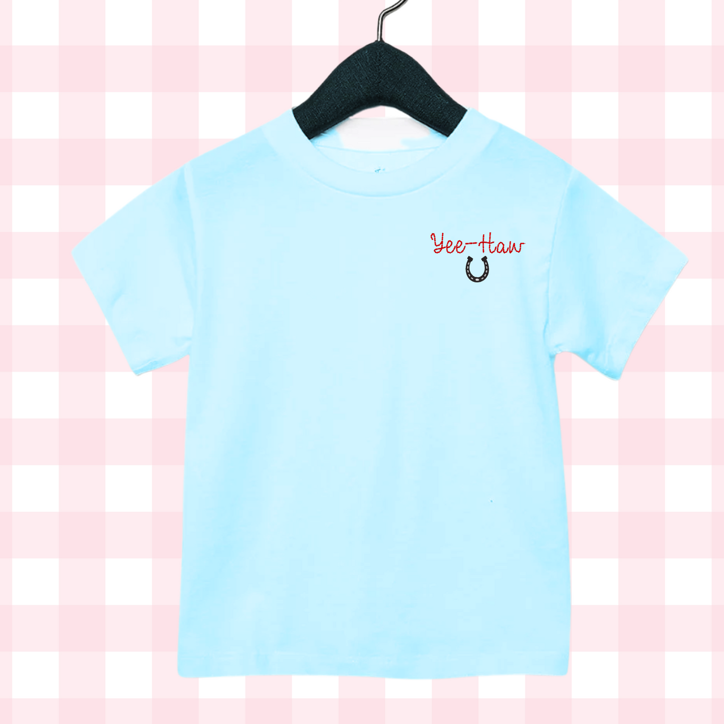 Short Sleeve Yee-Haw Embroidered Shirt